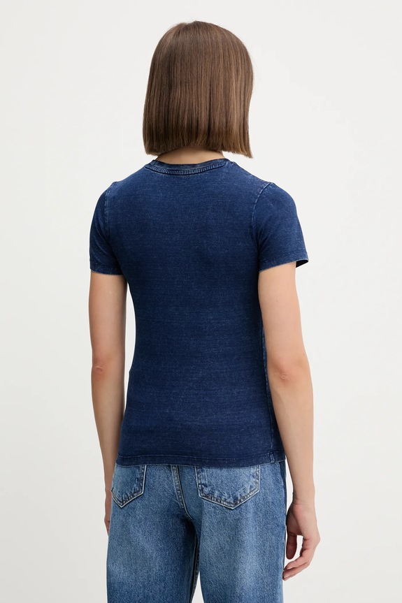 Odjeća Pamučna majica Guess Jeans W5GI41.KCTL1 mornarsko plava