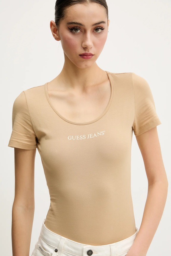 Guess Jeans t-shirt W5GP25.J1314 zielony