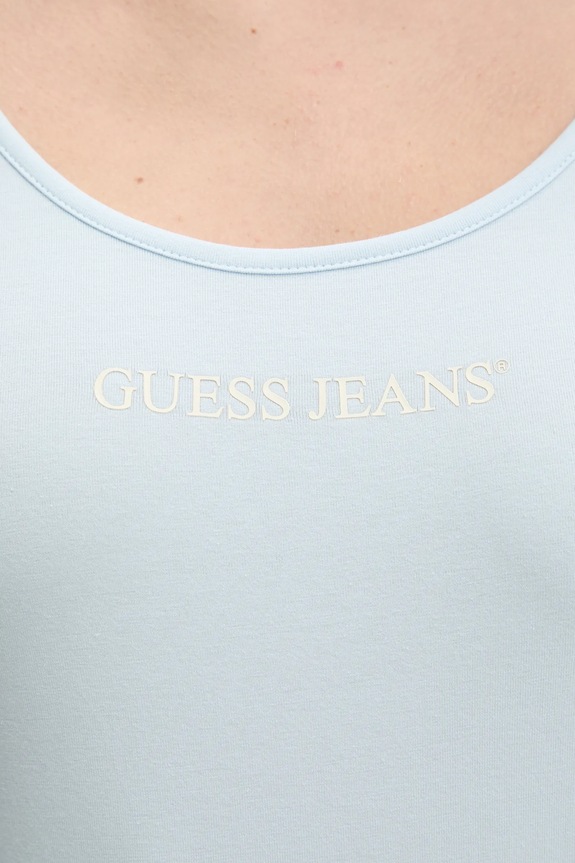 Majica kratkih rukava Guess Jeans W5GP25.J1314 plava