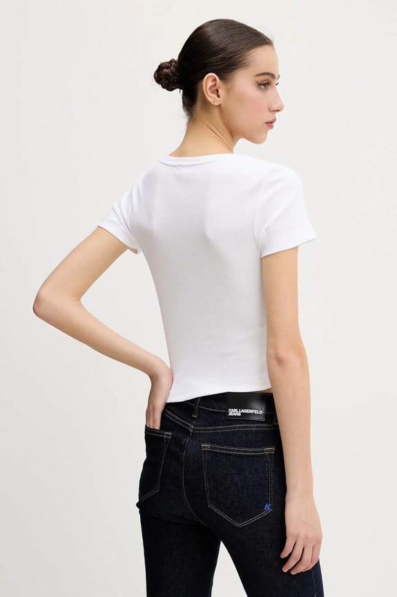 Oblečení Tričko Guess Jeans W5GP27.KA0H1 bílá