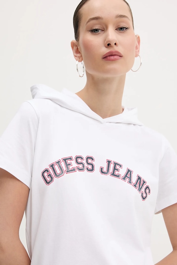 Guess Jeans t-shirt fehér W5GP28.J1314