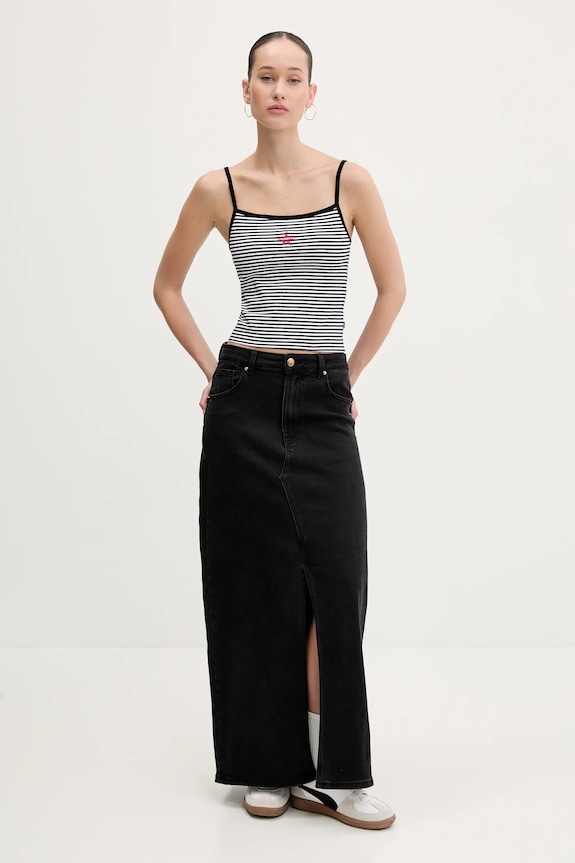 Top Guess Jeans W5GP35.KCIE1 čierna SS25