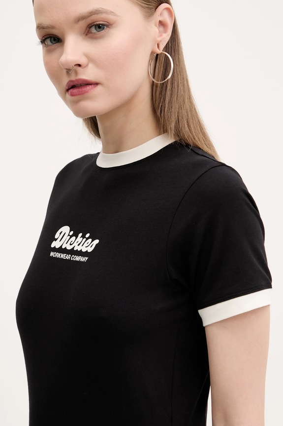 Kratka majica Dickies črna DK0A4Z8IBLK1