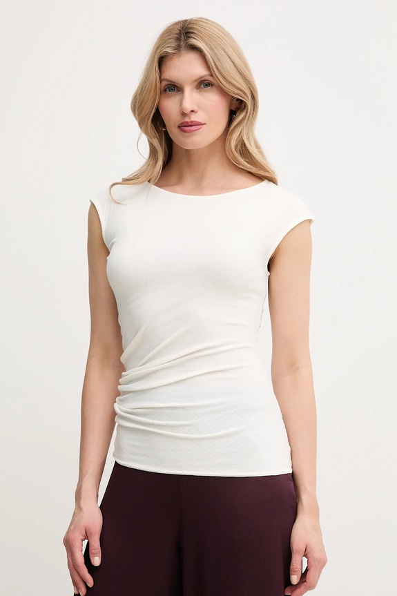 Top MAX&Co. jednofarebný béžová 2516941063200