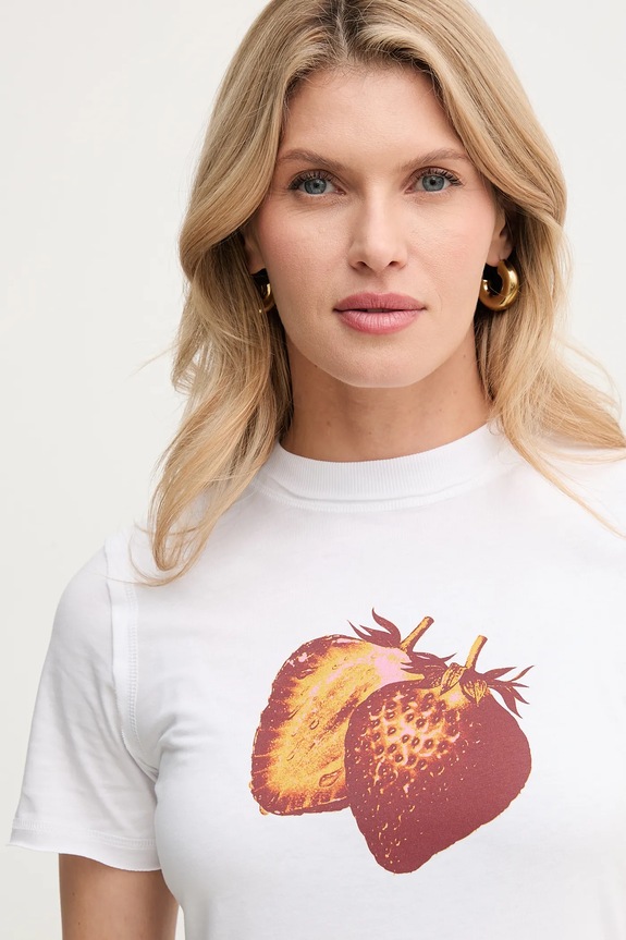 MAX&Co. t-shirt bawełniany biały 2516941094200