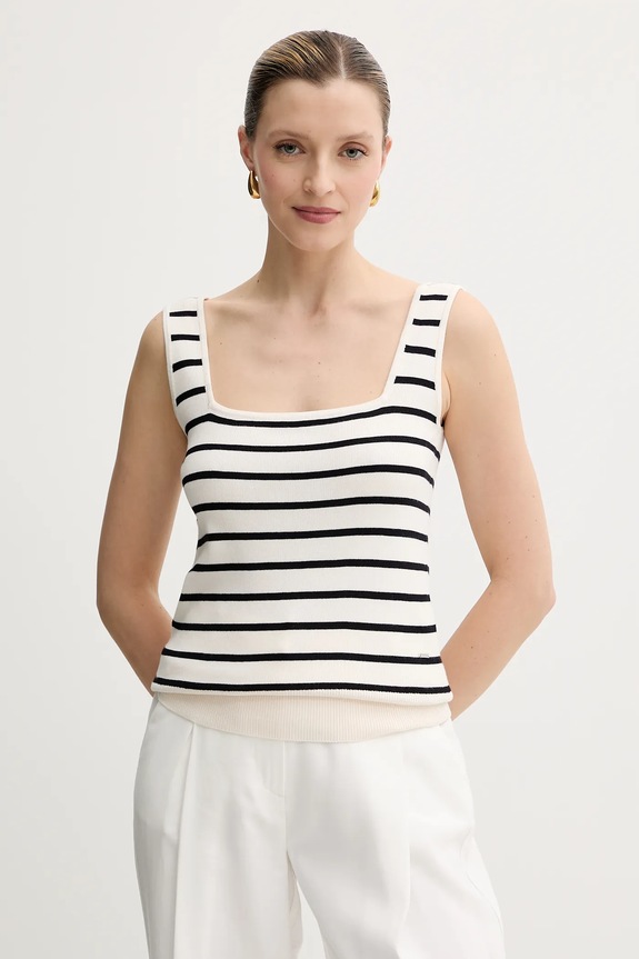 Morgan top MDEBI regolare beige MDEBI