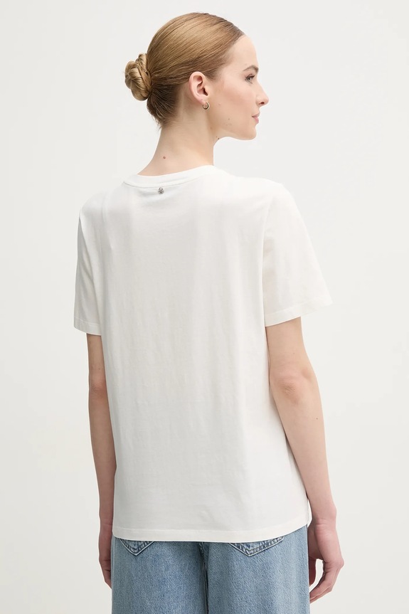 Odzież Marc Aurel t-shirt bawełniany 7647.7000.73824 biały