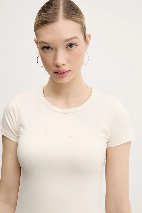 Karl Kani t-shirt beżowy 61300113