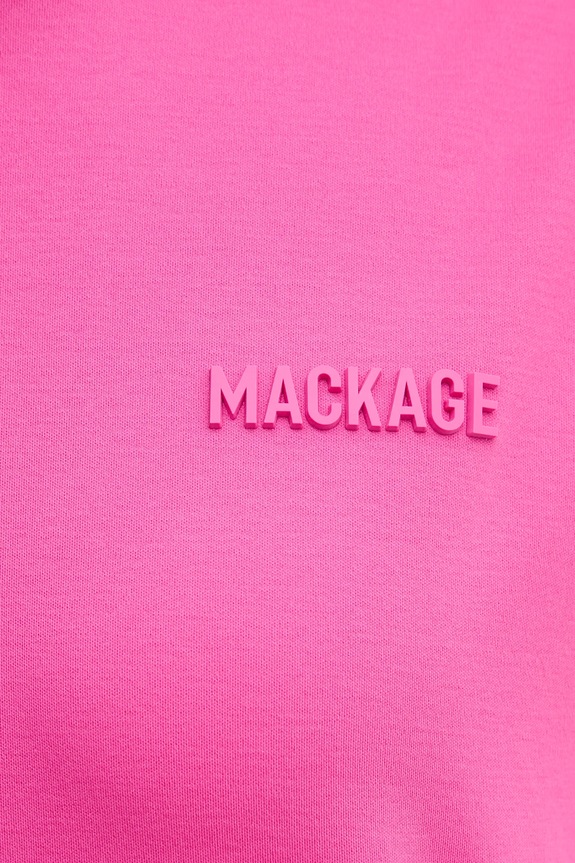 Βαμβακερό μπλουζάκι MACKAGE TEE.W ροζ