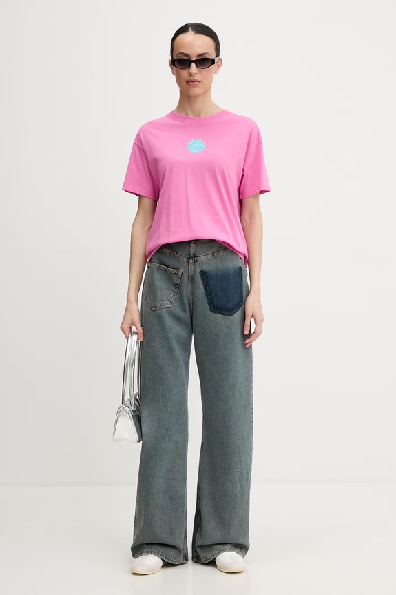 Rip Curl kratka majica ženska bombažna 0EGWTE roza SS26