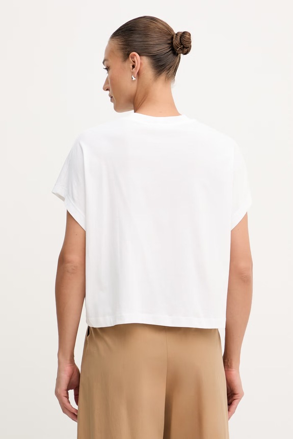 Îmbrăcăminte United Colors of Benetton tricou pentru femei din bumbac 3096D1071 alb