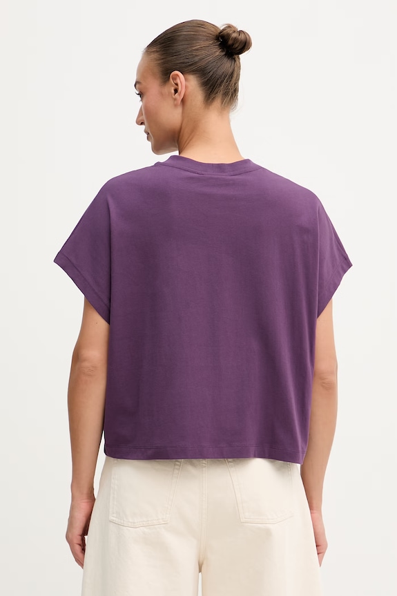 Îmbrăcăminte United Colors of Benetton tricou de damă din bumbac 3096D1071 violet