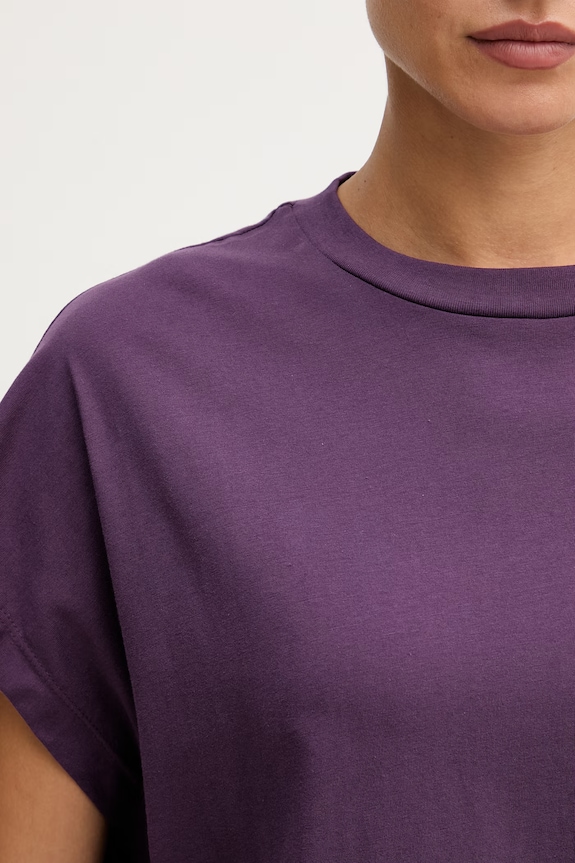 United Colors of Benetton tricou de damă din bumbac 3096D1071 violet