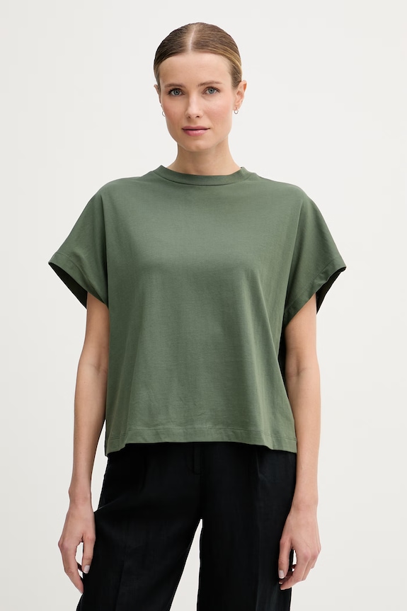 United Colors of Benetton Póló női pamut zöld 3096D1071