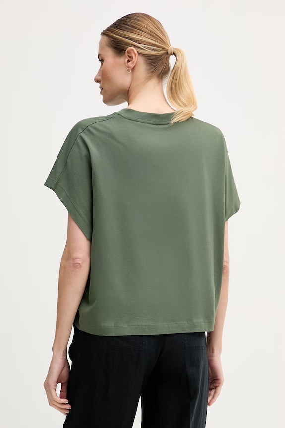 Ruházat United Colors of Benetton Póló női pamut 3096D1071 zöld