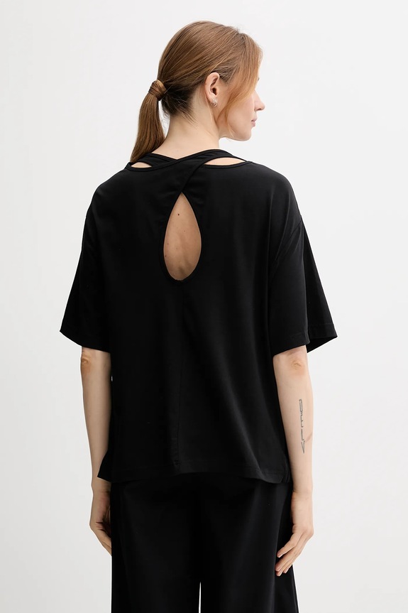 Ρούχα Μπλουζάκι United Colors of Benetton 3903D10AA μαύρο