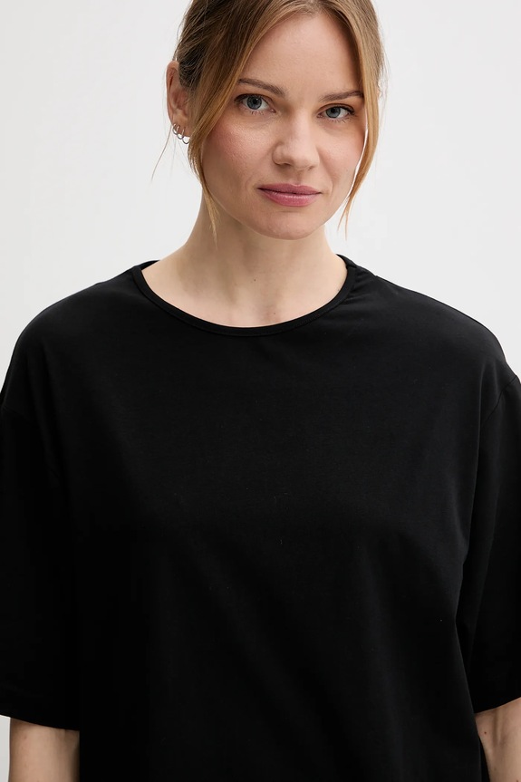 Μπλουζάκι United Colors of Benetton μαύρο 3903D10AA