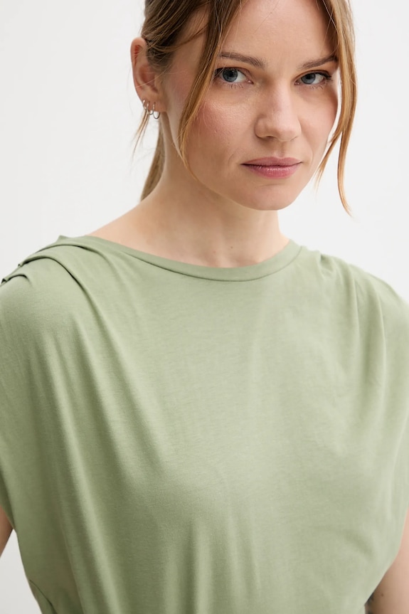 United Colors of Benetton t-shirt in cotone verde 3096D10AB