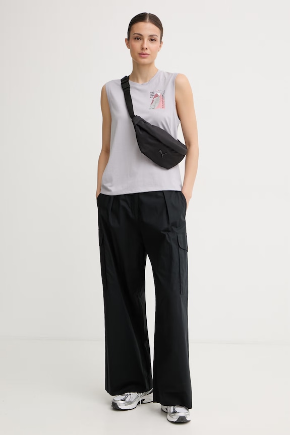 Peak Performance Γυναικεία με βαμβάκι Explore Graphic G79743 μωβ SS26