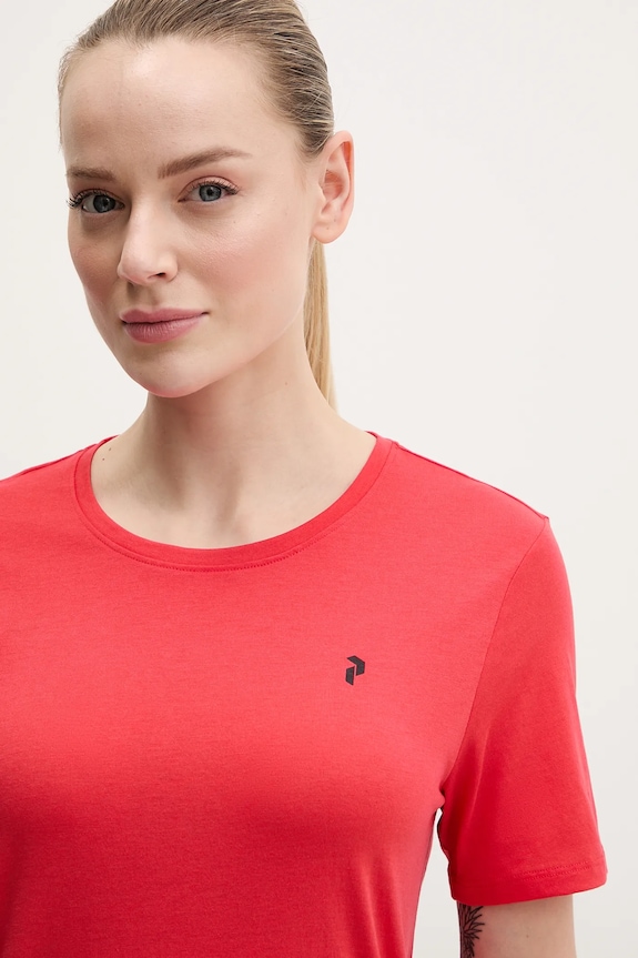 Odzież Peak Performance t-shirt G79742 czerwony