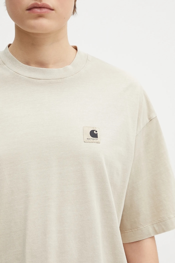 Carhartt WIP cotton t-shirt S/S Nelson T-Shirt beige I033051.2LPGD