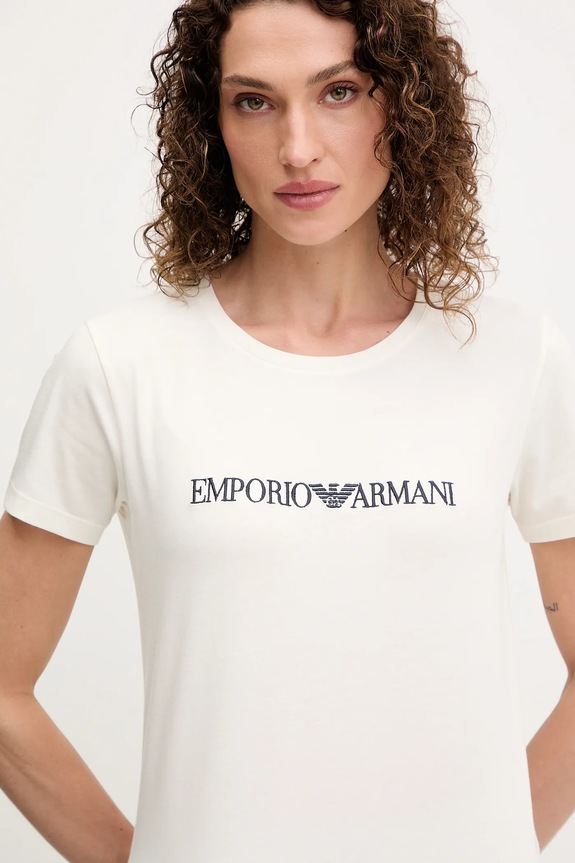 Îmbrăcăminte Emporio Armani Underwear tricou lounge EW000408.AF10881 bej