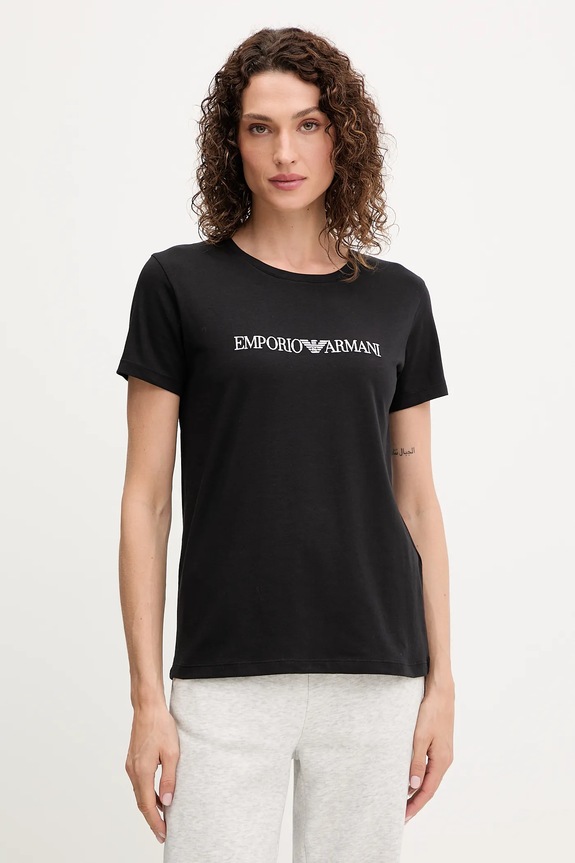 Футболка лаунж Emporio Armani Underwear чорний EW000408.AF10881