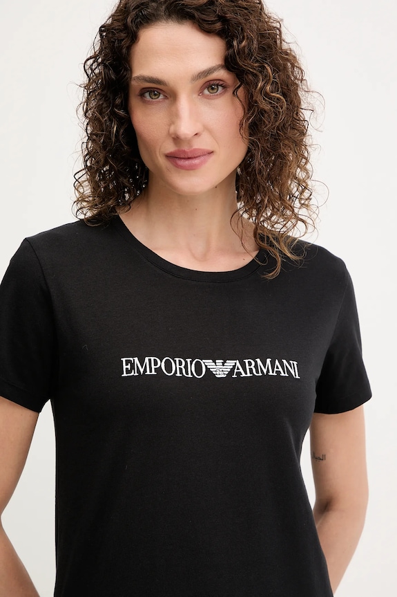 Одяг Футболка лаунж Emporio Armani Underwear EW000408.AF10881 чорний