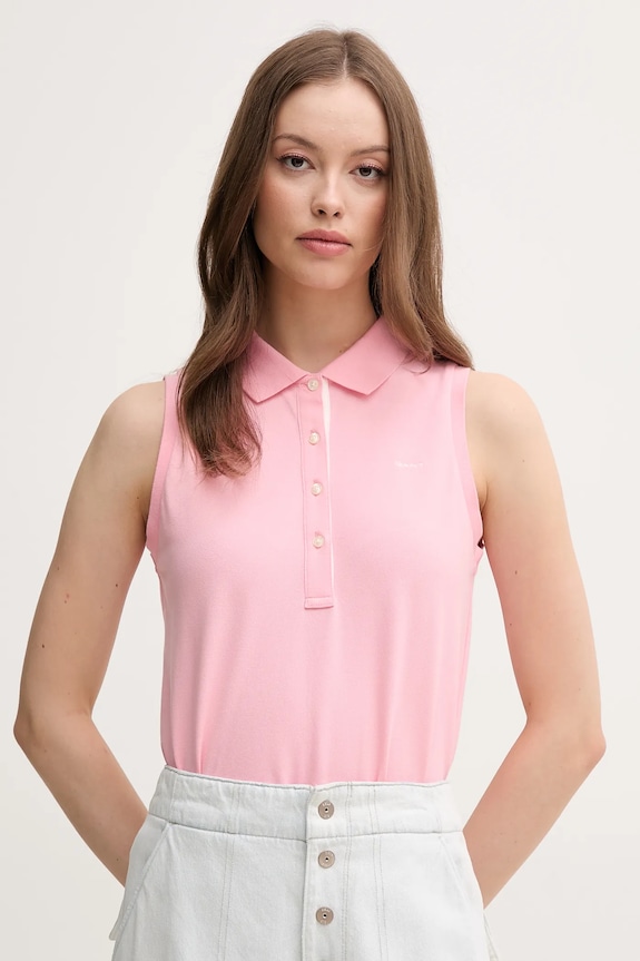 Top Gant με ελαστάν ροζ 4200560