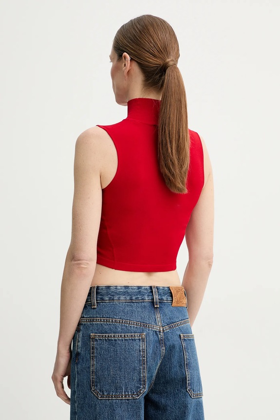 Ρούχα Μπλουζάκι The Kooples FTOP30005K κόκκινο