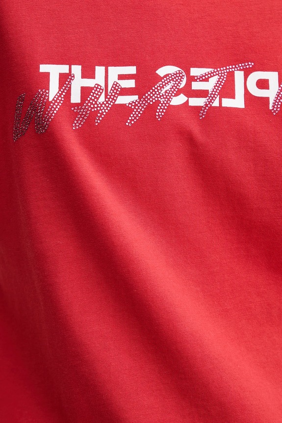 Βαμβακερό μπλουζάκι The Kooples FTSC30027K