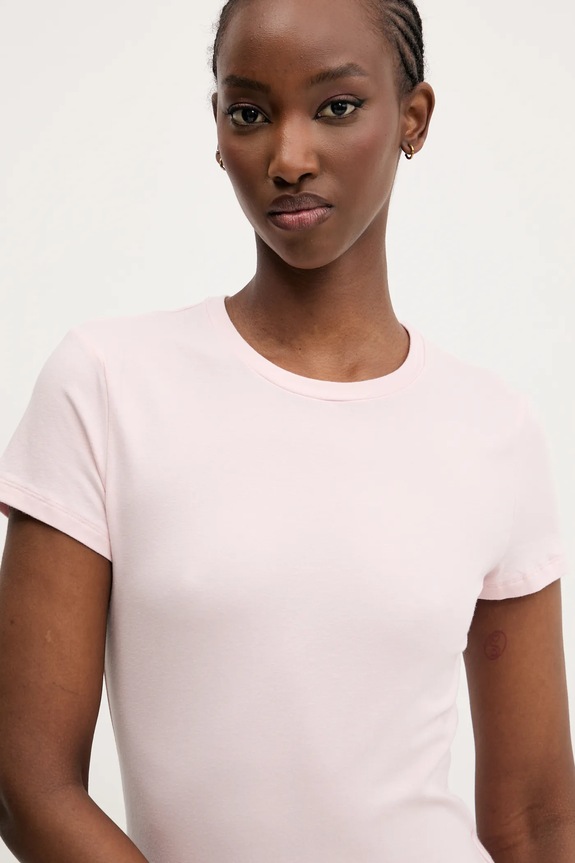 Μπλουζάκι Abercrombie & Fitch ροζ KI139.5249.601
