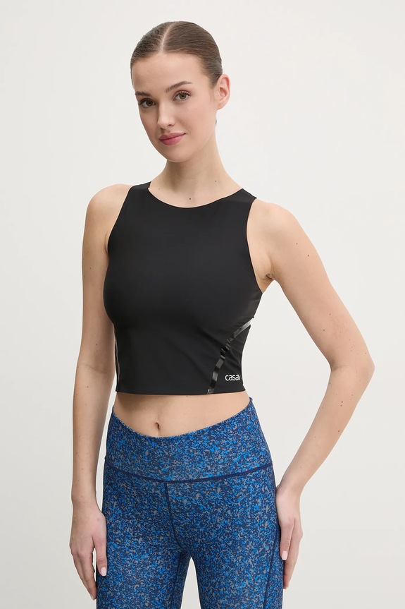 Casall top da allenamento Sculpture applique nero 25004