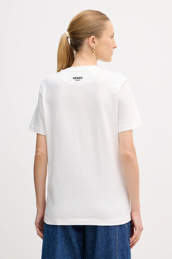 Odzież Kenzo t-shirt bawełniany FF52TS1504SG.02 biały