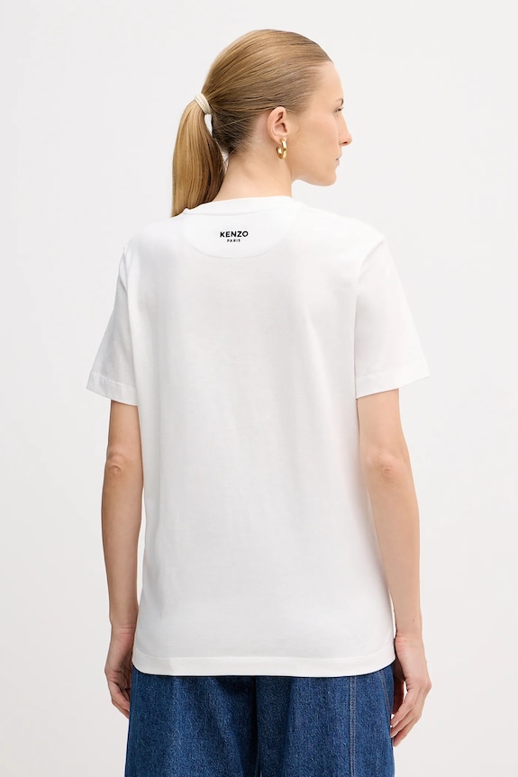 Odzież Kenzo t-shirt bawełniany FF52TS1504SG.02 biały