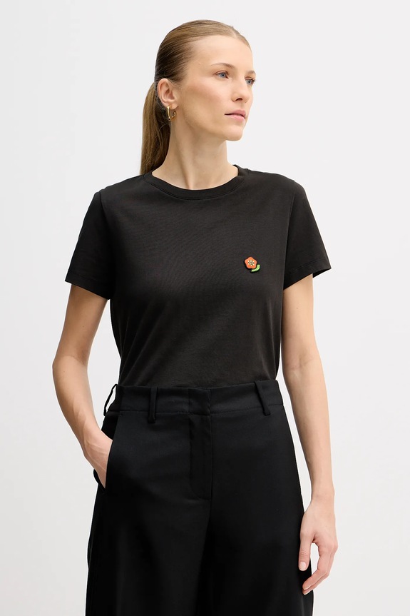 Kenzo t-shirt bawełniany Pop bawełna czarny FF52TS1674SO.99J