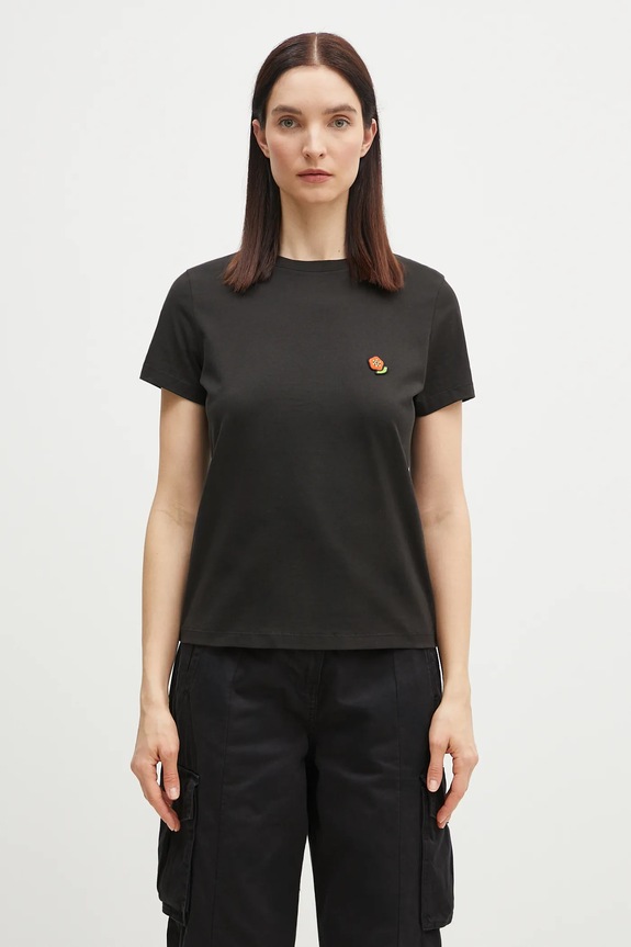 Kenzo tricou din bumbac Pop bumbac negru FF52TS1674SO.99J