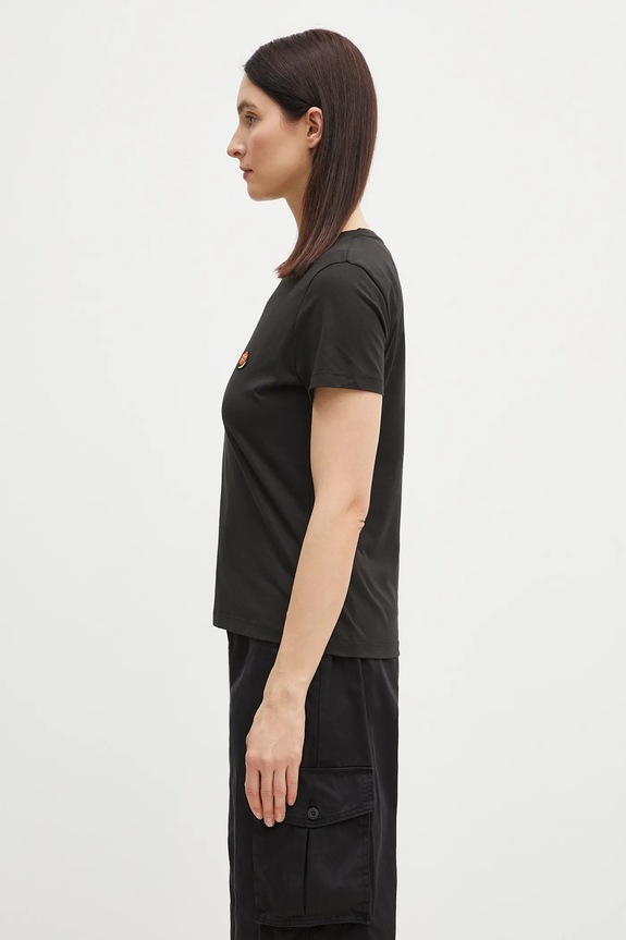 Kenzo tricou din bumbac Pop FF52TS1674SO.99J negru SS25