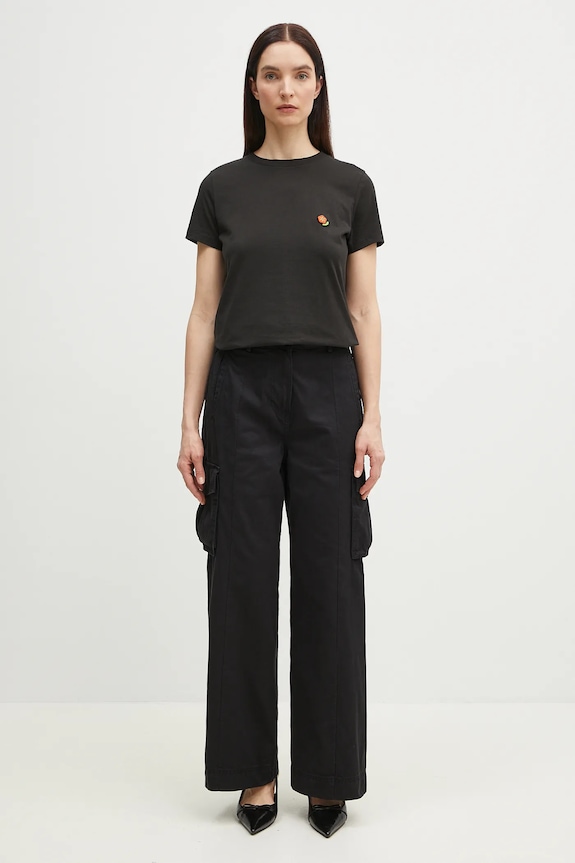 Kenzo tricou din bumbac Pop FF52TS1674SO.99J negru