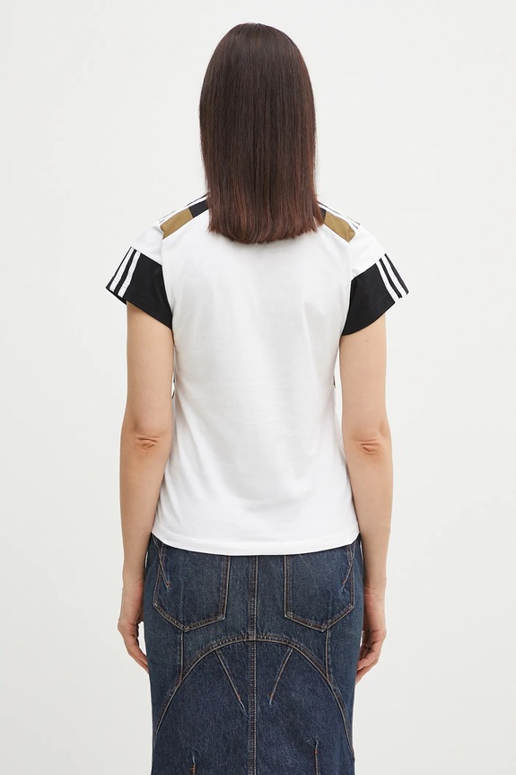 Clothing Martine Rose cotton t-shirt Shrunken Panelled 652JE01000D white