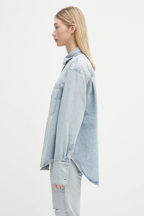 Anine Bing denim shirt Dante Shirt A.07.10239 blue AA00
