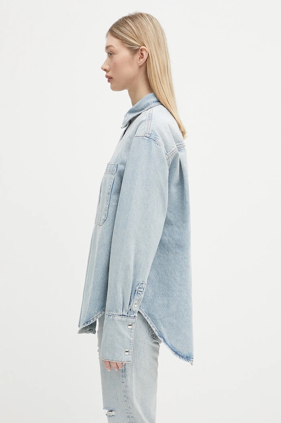 Anine Bing denim shirt Dante Shirt A.07.10239 blue AA00
