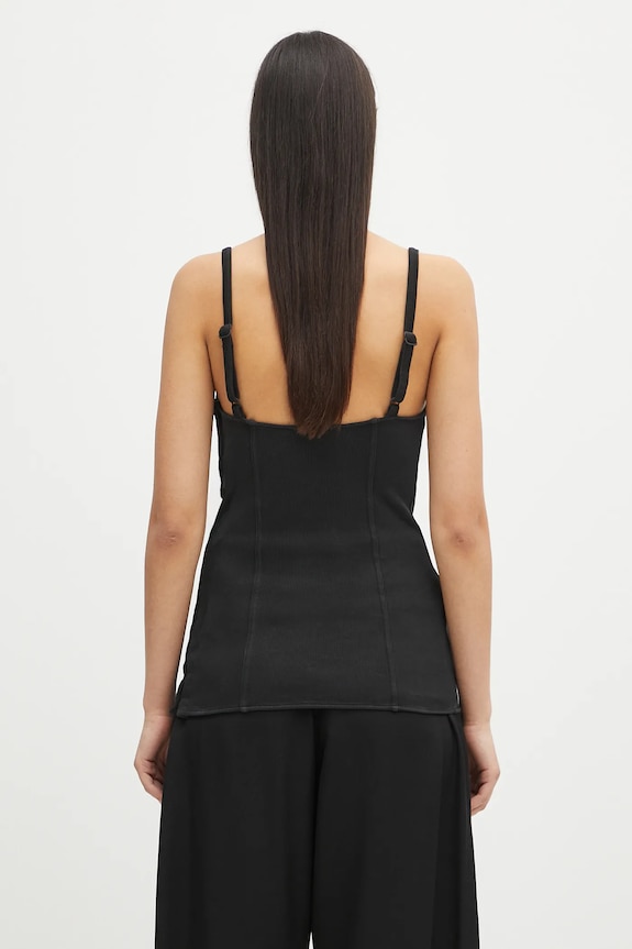 Clothing Our Legacy cotton top Cami Tank W2256CW black