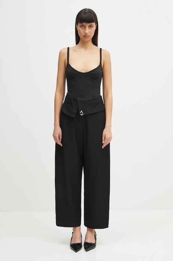 Our Legacy cotton top Cami Tank W2256CW black