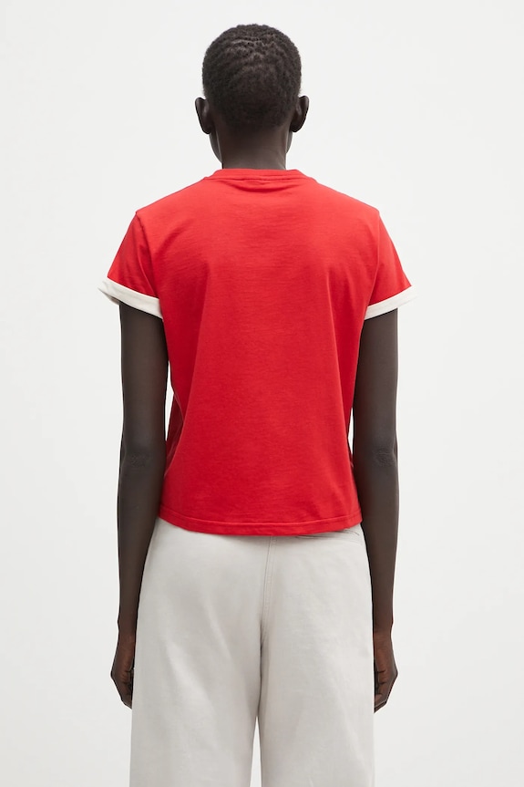 Clothing Wales Bonner cotton t-shirt Horizon WS25JE33.JE01.349 red