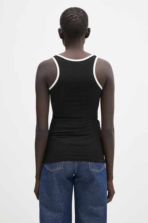 Abbigliamento Wales Bonner top Sonic Vest WS25JE38.JE02.999 nero