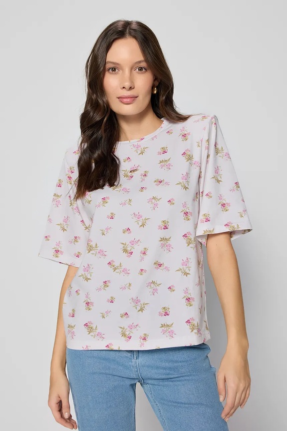 Bizuu pamut póló MELISA KAROMI pamut bézs MELISA.KAROMI.KREM.SS25