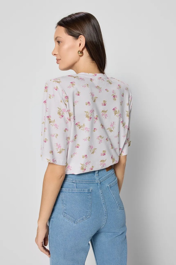 Bizuu pamut póló MELISA KAROMI bézs MELISA.KAROMI.KREM.SS25