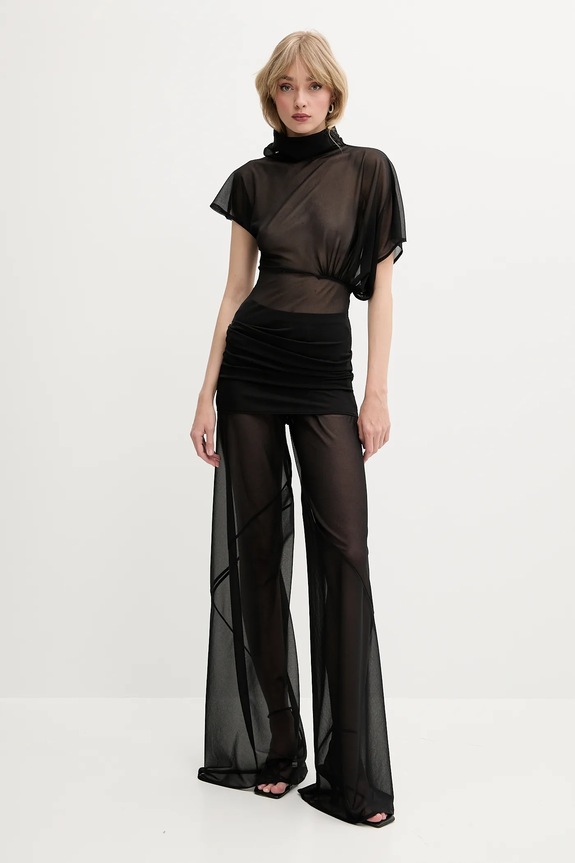 Блузка Rick Owens Lilies LI01E4205OT чёрный SS25