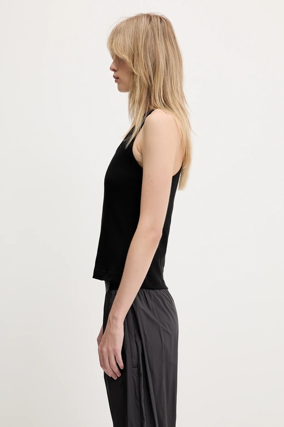 Топ Palm Angels Classic Logo Rib PWAC020C99FAB0011003 черен SS25